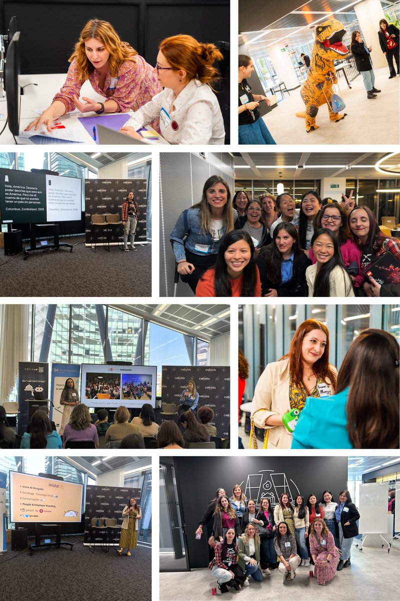 techshessions's tweet image. Tomamos prestadas algunas fotos de @WTMMadrid para dar la enhorabuena a la organización por este evento tan necesario e inspirador. Nos hace mucha ilusión que varias mujeres de nuestro programa estuvieran presentes y participaran activamente. 💜