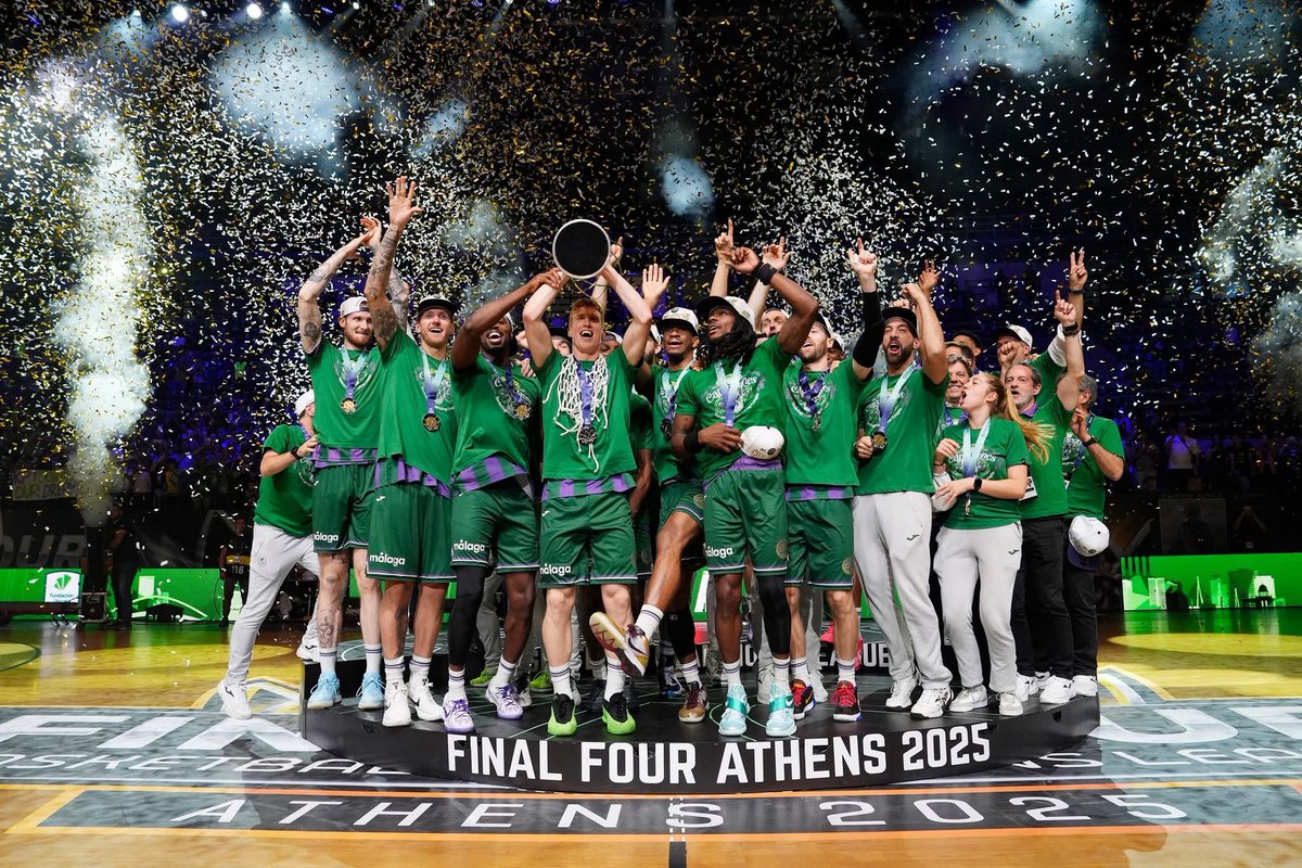 Compartimos nuestra alegría por el nuevo Título obtenido por el club baloncesto Málaga Unicaja. Enhorabuena a todo el equipo, en especial a su presidente y hermano de nuestra cofradía, Antonio Jesús López Nieto.
#CofradíasMLG