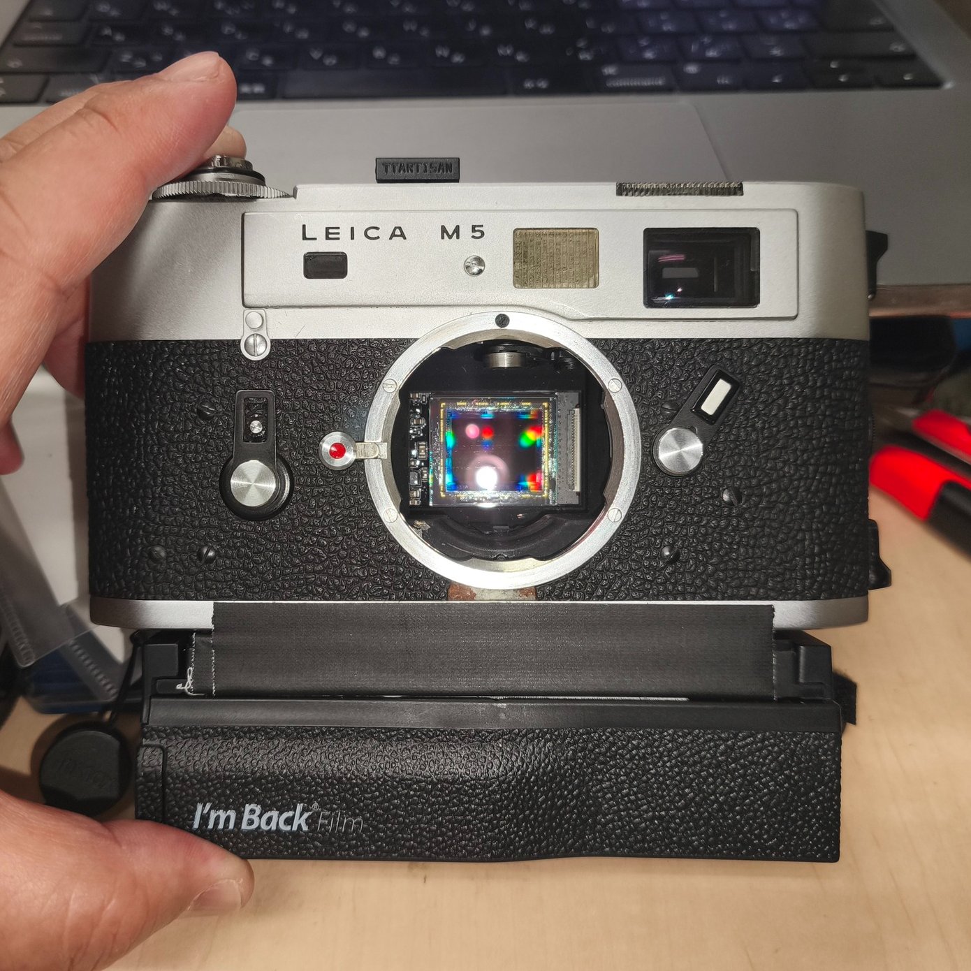 I'm Back Film フィルムカメラアダプターのCMOSセンサー I'm Back Film フィルムカメラアダプターのCMOSセンサー