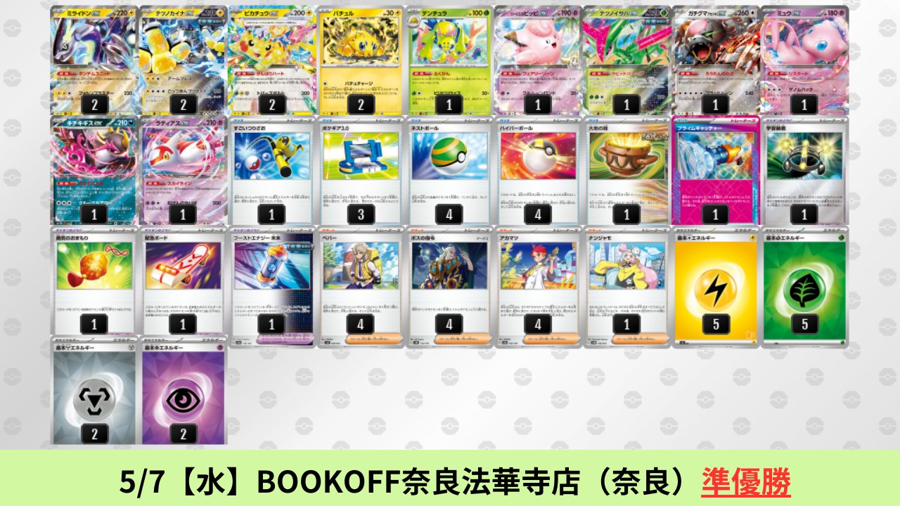 シティ優勝 ☆ ポケモンカード バチュルバレット 構築済みデッキ