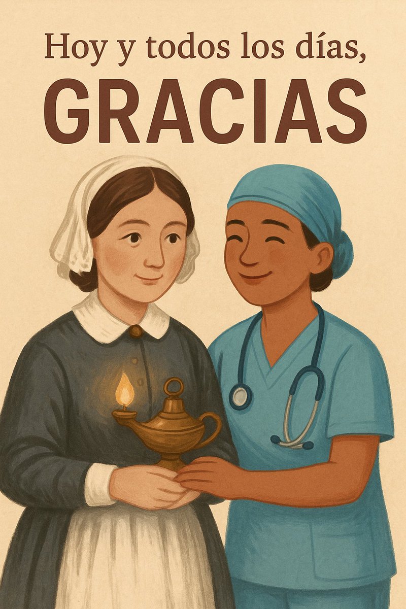 🩺✨ Hoy celebramos a quienes cuidan con ciencia, alma y vocación.
En honor a Florence Nightingale, pionera y faro de la enfermería,
¡Felicidades a todas las enfermeras del mundo!
Gracias por estar en cada paso de nuestras vidas.
#DíaDeLasEnfermeras 💙