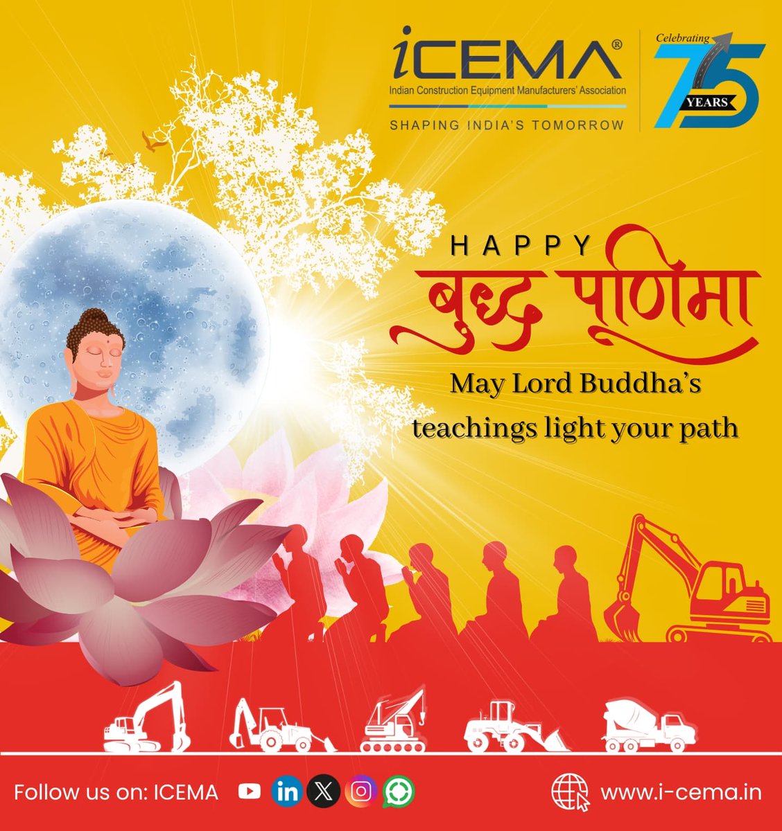 Celebrate peace. Embrace mindfulness. Live with compassion. #buddhapurnima2025