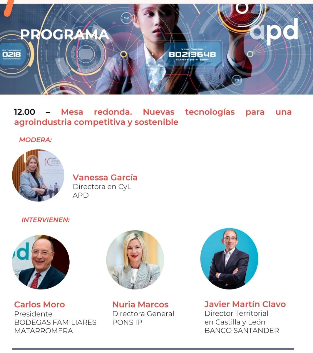 PONS IP (@pons_ip) on Twitter photo Desde las 12h, nuestra directora general, <a href="/NMarcosH/">Nuria Marcos</a> participa a continuación en #InnovadayPalencia junto a referentes del sector en una mesa para abordar el papel de la tecnología en una agroindustria más competitiva y sostenible en Castilla y León y #Palencia Desde las 12h, nuestra directora general, <a href="/NMarcosH/">Nuria Marcos</a> participa a continuación en #InnovadayPalencia junto a referentes del sector en una mesa para abordar el papel de la tecnología en una agroindustria más competitiva y sostenible en Castilla y León y #Palencia