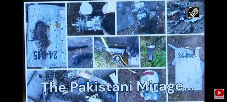 Indian forces released footage of Pakistan Air force Mirage fighter jets shot down by Indian jets. 
Jai Hind
