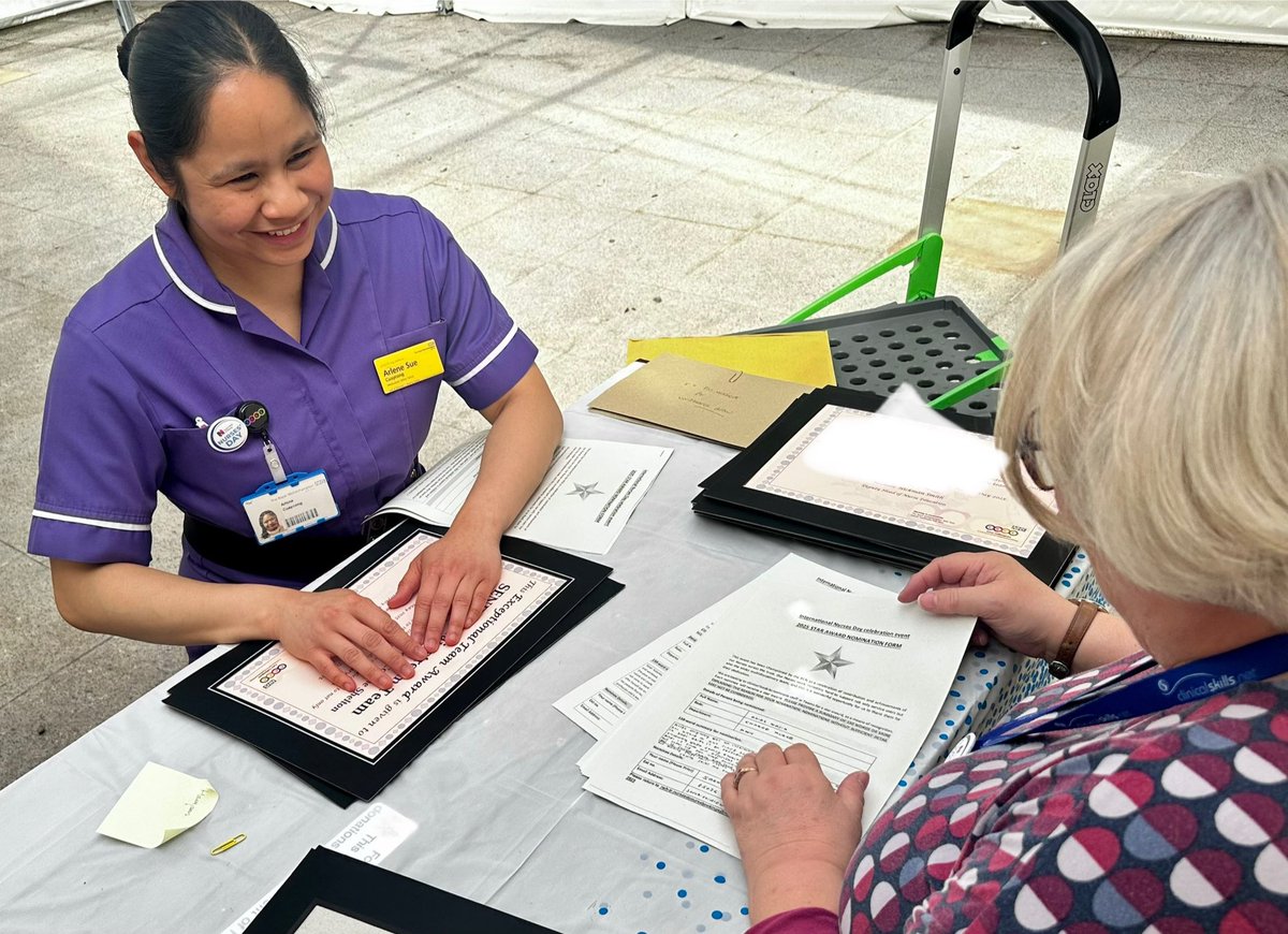 Preparing ⭐️Star Awards⭐️ for the incredible nurses at RWT #IND2025 #NursesDay