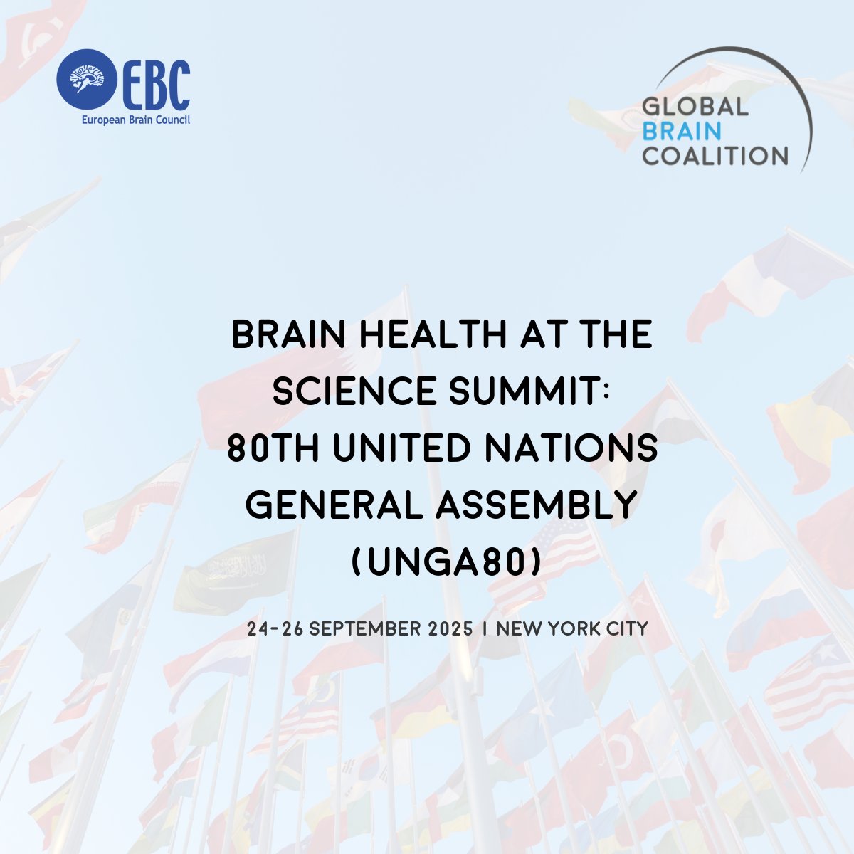 European Brain Council (@eu_brain) on Twitter photo Save the Date! Join us at the <a href="/ScienceUnga/">Science Summit 2025</a> in NYC, 24–26 September 2025! #UNGA80
The Global Brain Coalition will host a high-level side event on the urgency of #BrainHealth in global policy, science & society.
📢Learn more here: braincouncil.eu/event/brain-he… Save the Date! Join us at the <a href="/ScienceUnga/">Science Summit 2025</a> in NYC, 24–26 September 2025! #UNGA80
The Global Brain Coalition will host a high-level side event on the urgency of #BrainHealth in global policy, science & society.
📢Learn more here: braincouncil.eu/event/brain-he…