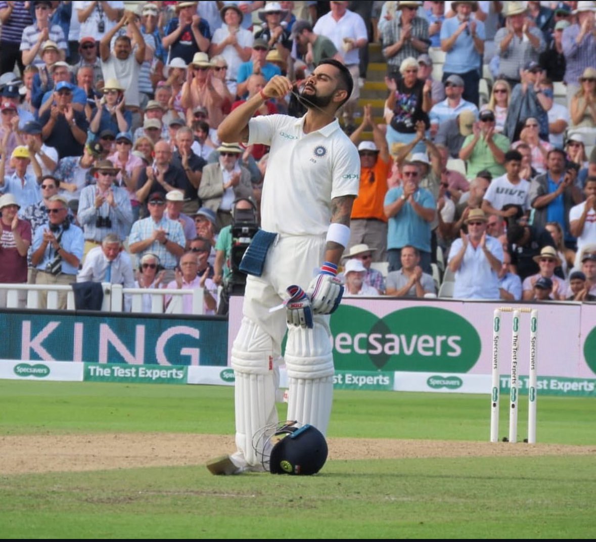 You dominated the game like no other.Without you, the whites will never be the same. You will always be my GOAT.Go well,Skipper.Thank you for the memories. Thank you for making my childhood so memorable.Adieu, Cap #269.
<a href="/imVkohli/">Virat Kohli</a> 🐐🛐❤️