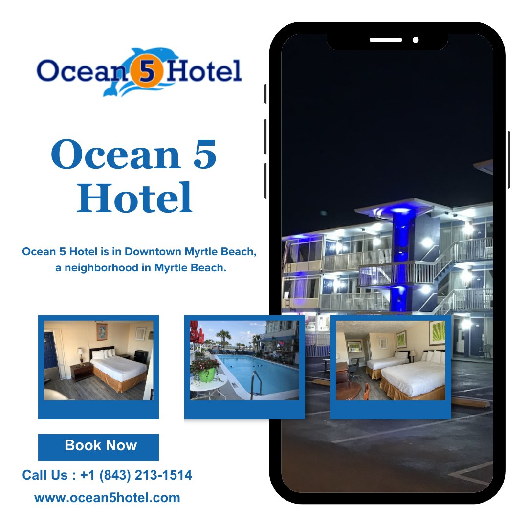 Escape to pure indulgence – reserve your room and experience our deluxe amenities.
Call Us: +1 (843) 213-1514
Visit Us: ocean5hotel.com
#amenities #accomandation #bookyourstay #enjoy #happiness #familystay