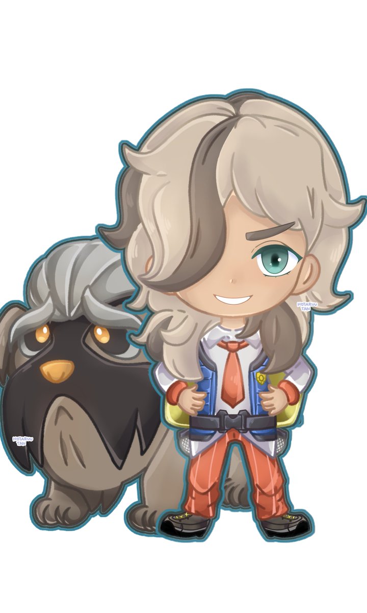 COMMISSIONED WORK: Arven and Mabosstiff~ A duo ready for any challenge!  (ෆ˙ᵕ˙ෆ)♡

tags: #digitalart #digitaldrawing #artcommission #ArtistOnTwitter #Arven #Mabosstiff #Pokemon #Trainer #pokemonfanart  #opencommission #comissionwork #pokemontrainer