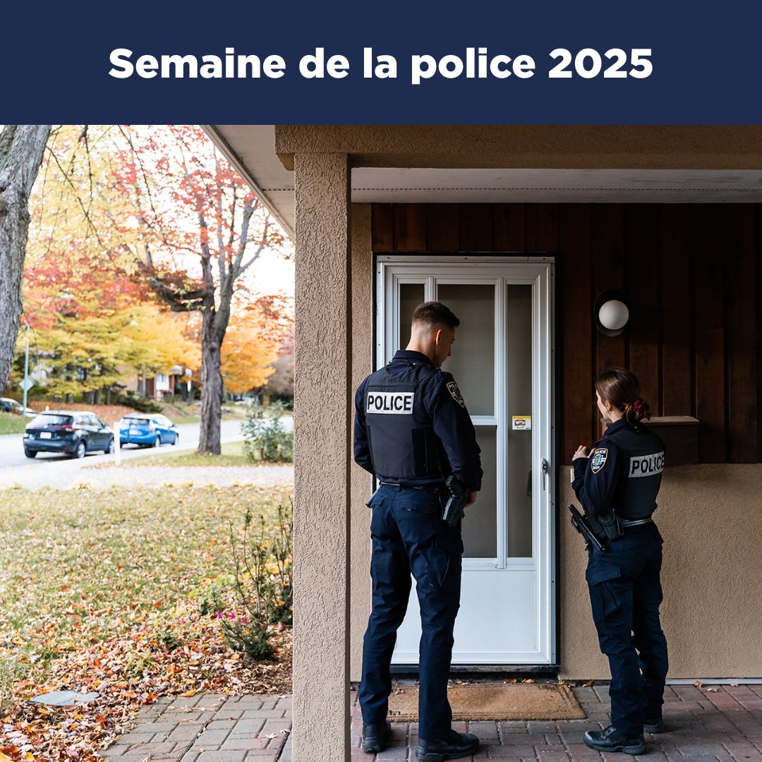 Semaine de la police 2025
Dans le cadre de la Semaine de la police, sous le thème « Au cœur de l’action, l’humain avant tout » qui se tiendra du 11 au 16 mai, le Service de police de Sherbrooke multipliera ses rencontres avec la population.
Plusieurs activités de rapprochement et
