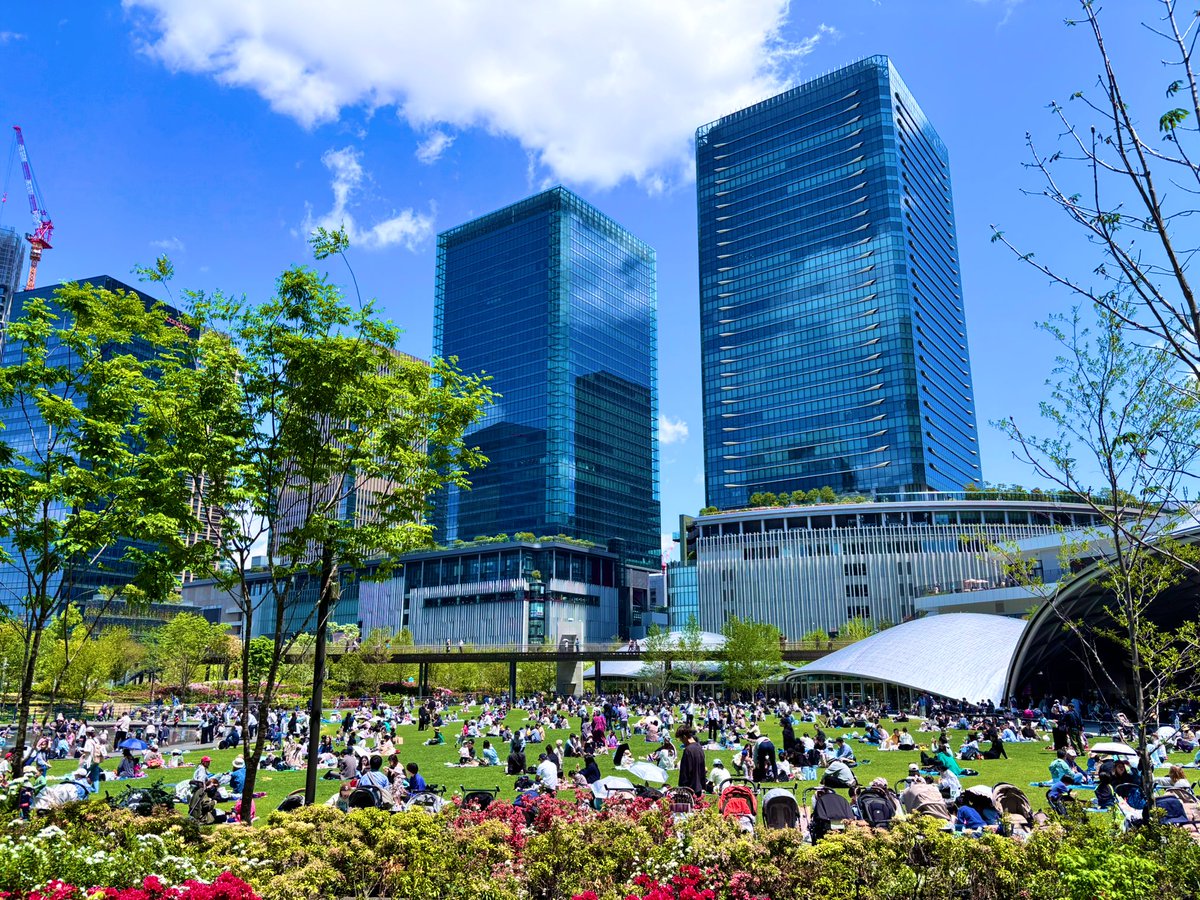 OIC92247883's tweet photo. みどりと都市がともに育つうめきた、私が1番心ときめく場所です。（2025.04.28撮影） https://t.co/fW89oAVAyA