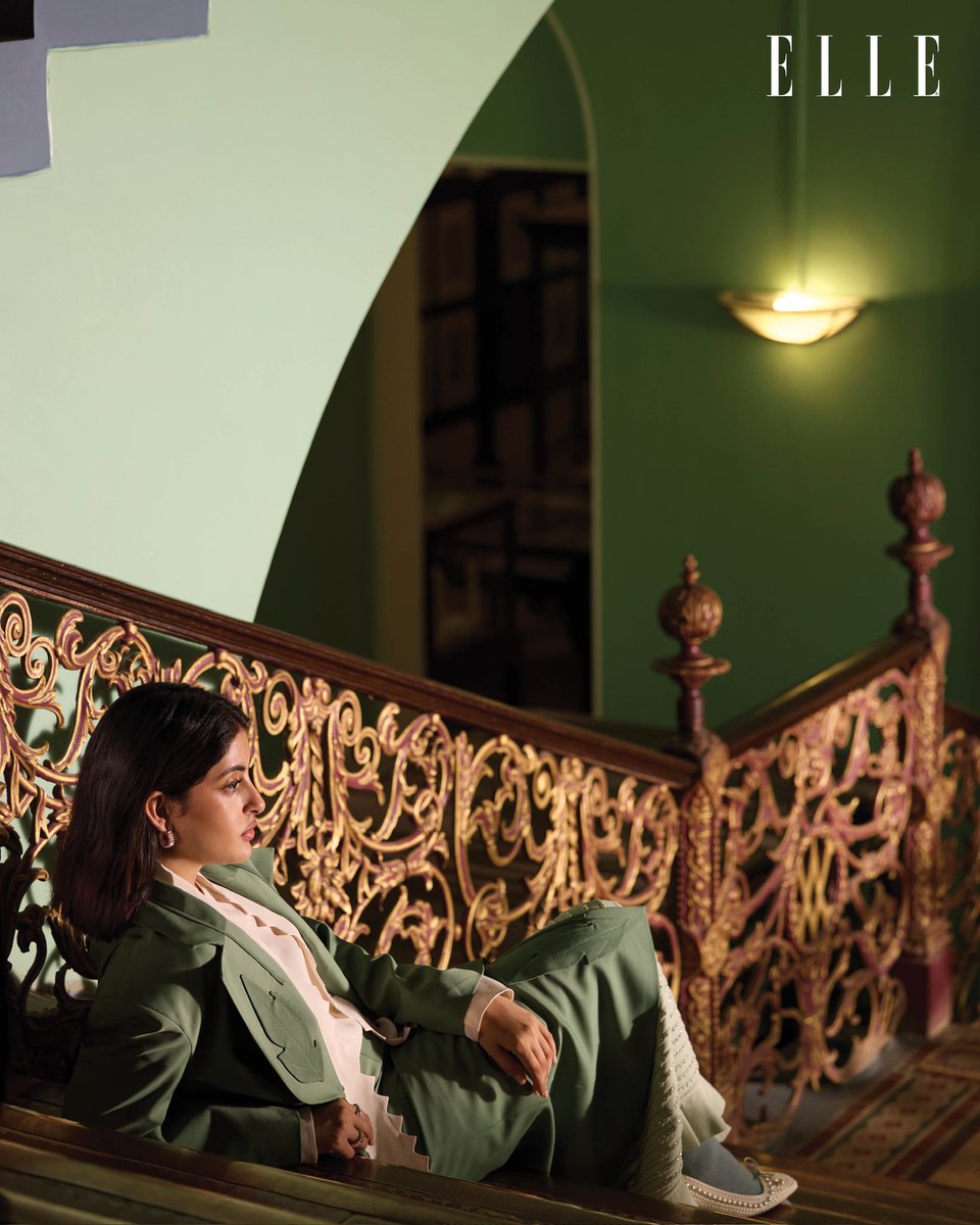 #ELLECoverStar: It's a hot, chaotic day in Mumbai. The traffic, the grind, and the sultriness are dialled up. Navya Naveli Nanda (<a href="/navyananda/">navya nanda</a>) is not fazed. She looks absolutely cool on a Monday that is anything but. You kind of expect a certain je ne sais quoi from a young woman