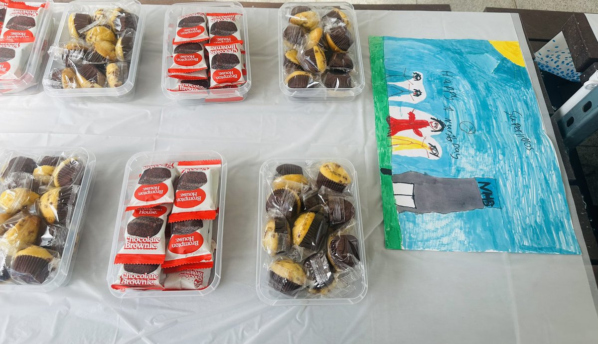 Just some of the cakes available at the tent for Nurses Day #IND2025 #NursesDay
