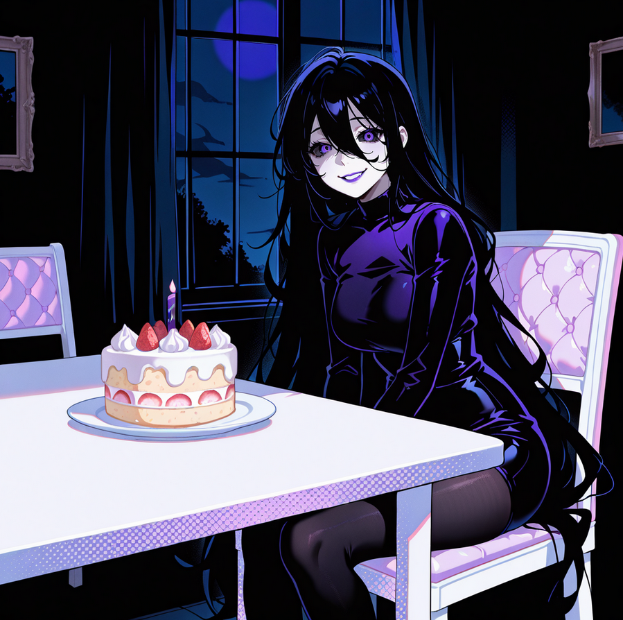 🎂The rumors are true: it's my birthday! 💜 I love you all! #birthday #aiart #AIイラスト #AIillust #digitalart