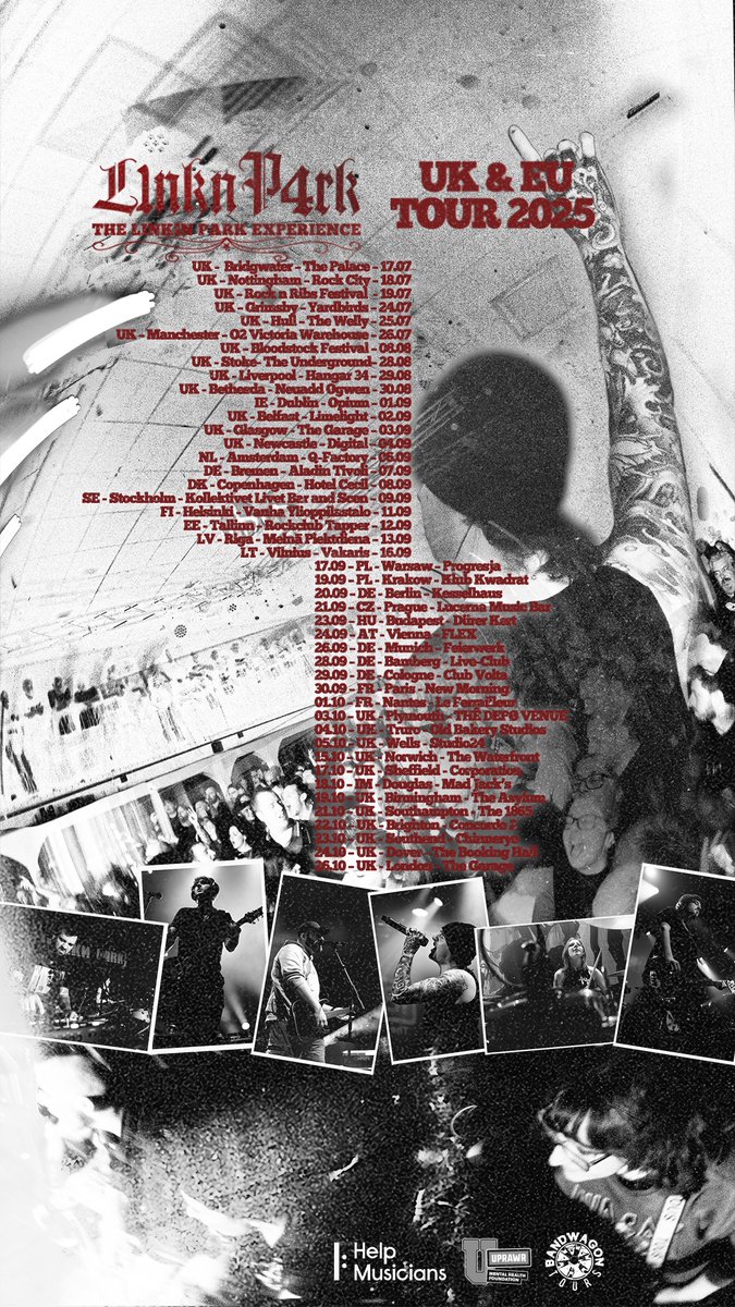 📣 2025 TOUR UPDATE 📣
28.08 The Underground, Stoke
30.08 Neuadd Ogwen, Bethesda
29.09 Club Volta, Cologne 

See you in the pit 🔥