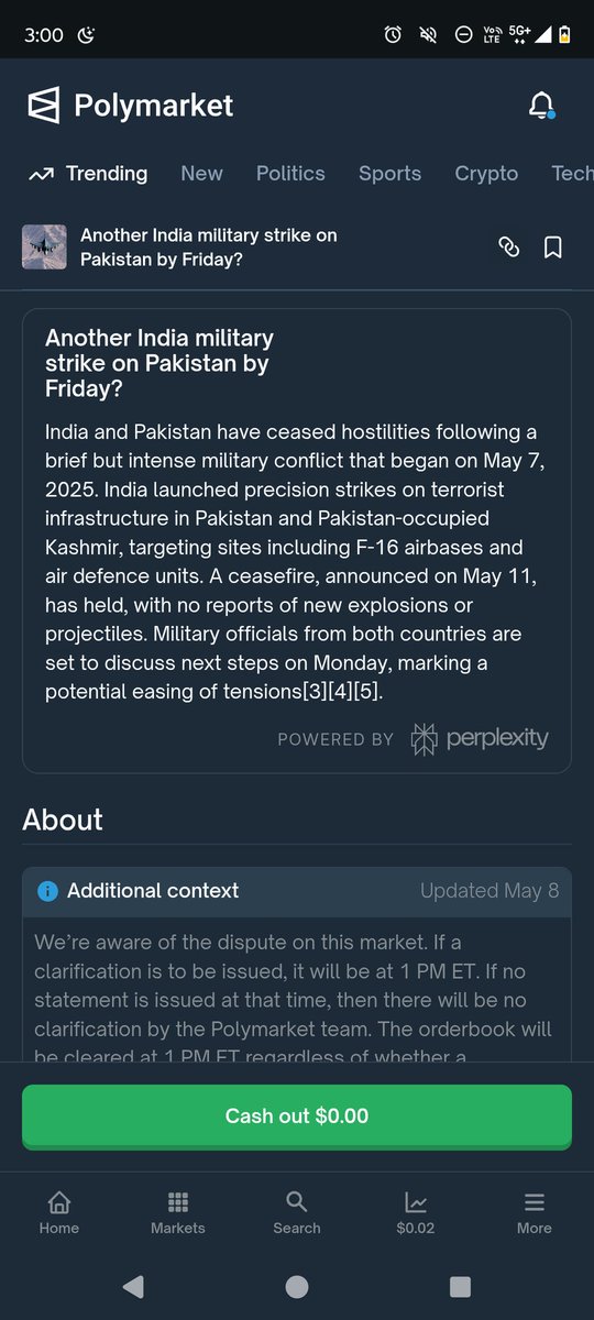 itxking569's tweet photo. Yet another one of polymarkets scams .... https://t.co/8cWzmuQtv5