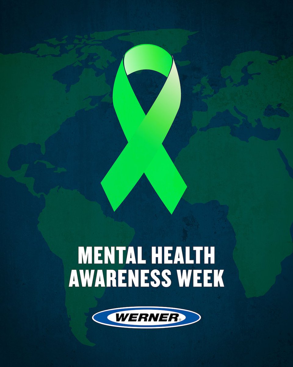 It's Mental Health Week. At #Werner, we think it’s important to raise awareness and remind ourselves that taking care of our minds is just as important as taking care of our bodies,Take a moment to check in on your family, friends, and colleagues today. #worldmentalhealthday