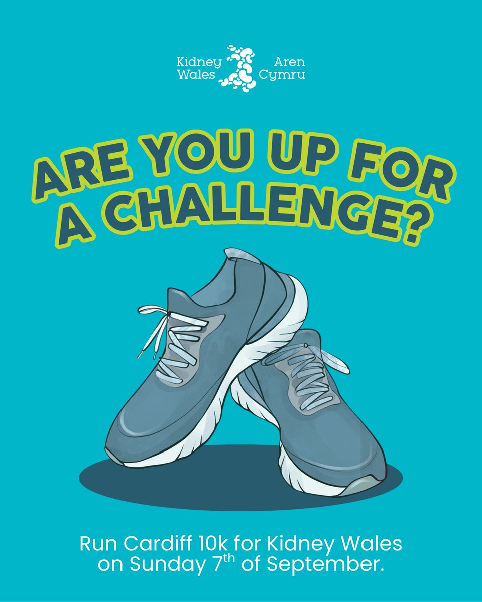 Kidney Wales (@kidneywales) on Twitter photo Cardiff 10K is back โ and so are we!๐โโ๏ธ๐โโ๏ธ
Join Team Kidney Wales on Sunday 7th, September 2025, for one of Wales' most iconic 10K races. Whether it's your first 10K or your fiftieth, run with purpose and pride through the heart of Cardiff ๐
kidneywales.cymru/events/cardiffโฆ Cardiff 10K is back โ and so are we!๐โโ๏ธ๐โโ๏ธ
Join Team Kidney Wales on Sunday 7th, September 2025, for one of Wales' most iconic 10K races. Whether it's your first 10K or your fiftieth, run with purpose and pride through the heart of Cardiff ๐
kidneywales.cymru/events/cardiffโฆ