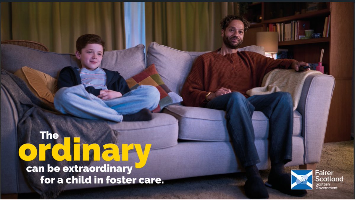 An ordinary moment, like watching TV together, can be an extraordinary moment for a child in foster care.

If you can provide these ordinary moments, you can provide the loving foster home a child needs.

Find out more: is.gd/fwJd43 👨🏻‍💻

#FosterCareFortnight2025 🧑🏻