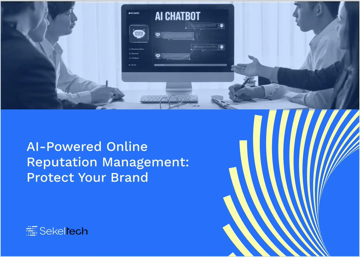SekelTech's tweet image. Enhance customer trust with an AI-powered online reputation management tool. Track brand mentions, manage reviews, and improve your online image effortlessly.

sekel.tech/blog/ai-powere…

#ORMtool #realtimeinsights #customertrust #digitalpresence #sekeltech
