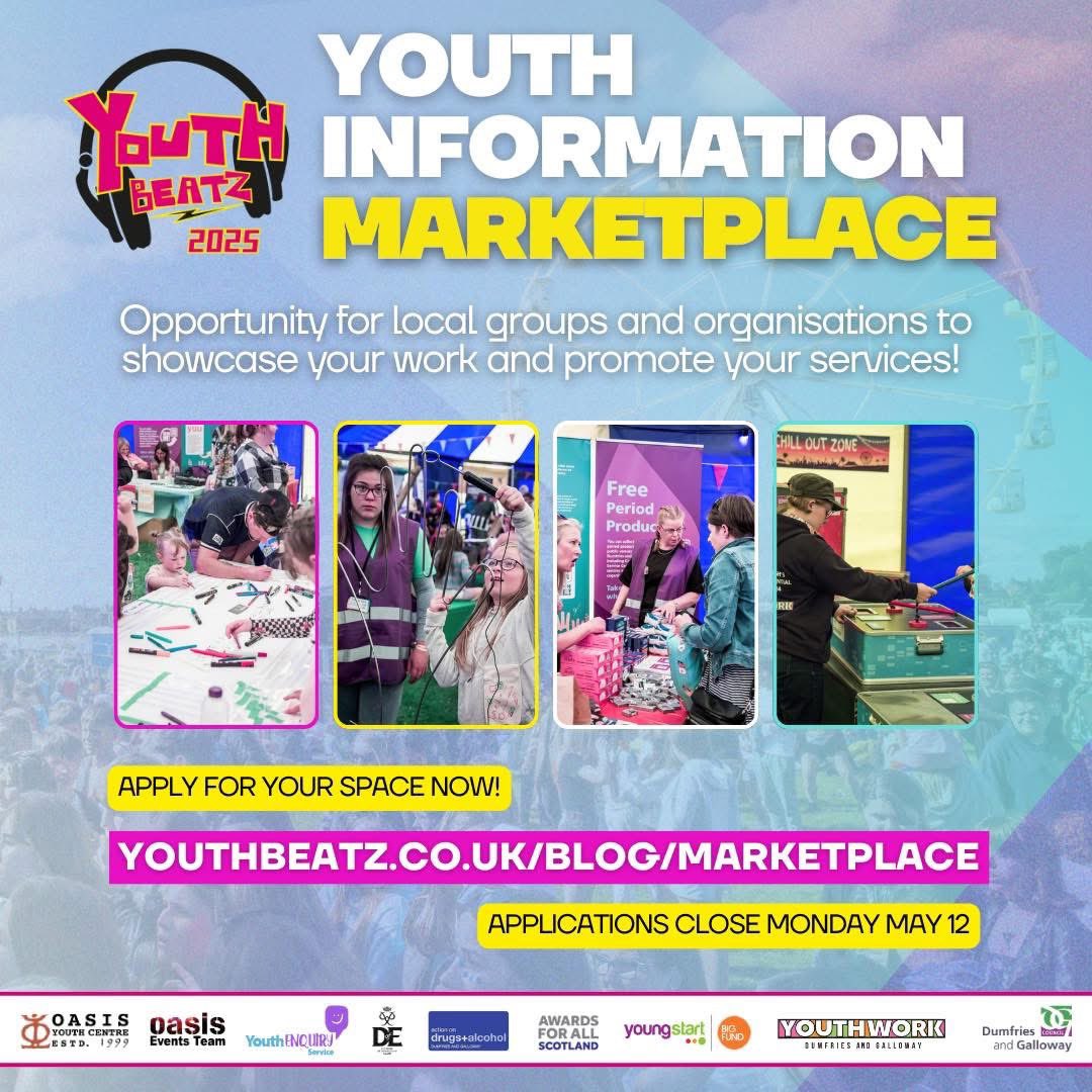 Applications for our Youth Information Marketplace close today! 

For more information please visit youthbeatz.co.uk/blog/marketpla… 📲