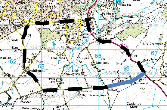 Emergency road closure: Thorn Highway, Auldhouse is closed between A726 and Cladence Highway until Friday 30 May for emergency repairs due to bridge strike. Diversion via A726, Greenhills Road, Auldhouse Road, Cleughearn Road, Millwell Road and vice versa.