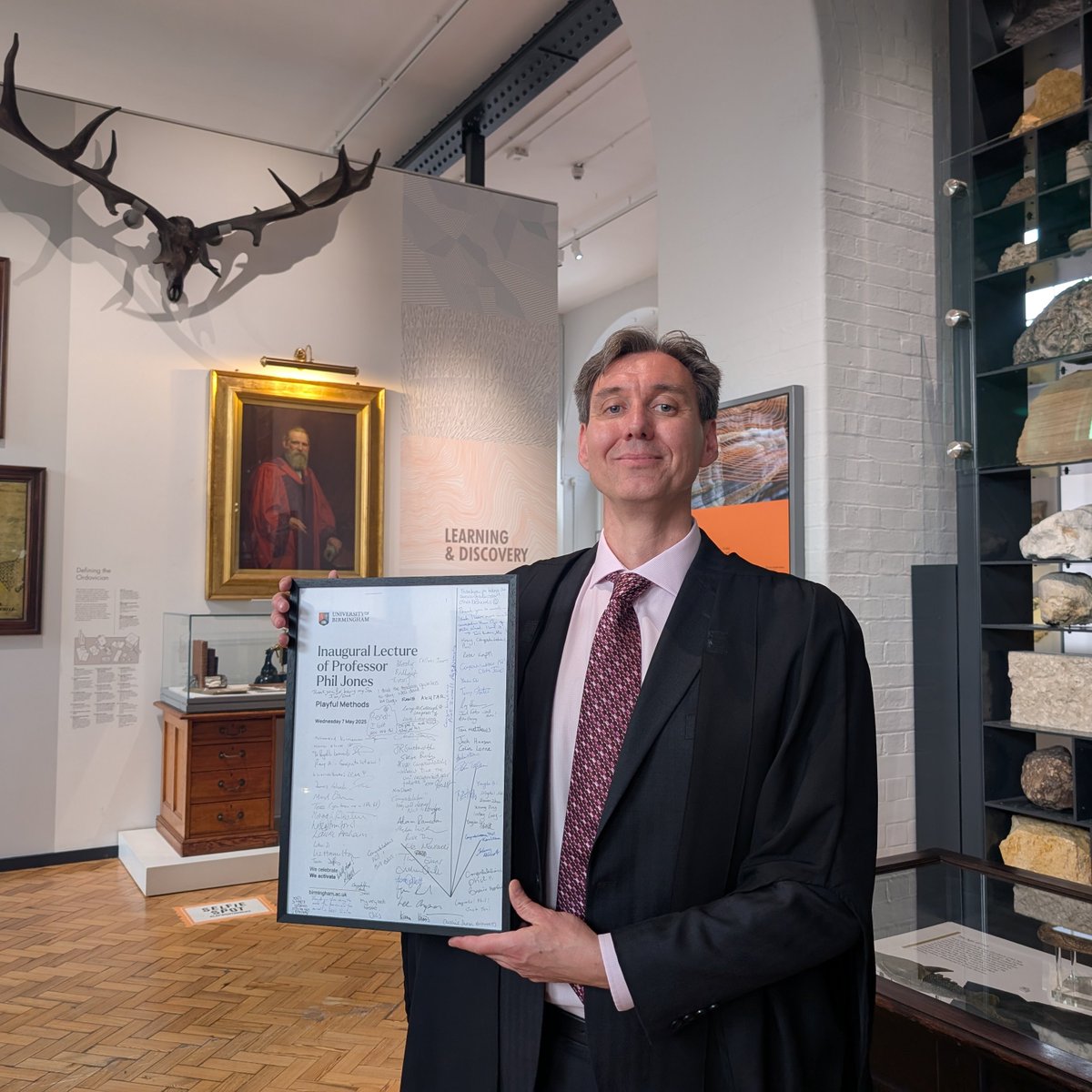 College of Life and Environmental Sciences (@les_unibham) on Twitter photo 🎉Congratulations to <a href="/GeogBham/">Geography Birmingham</a> Professor Phil Jones, who last week delivered his Inaugural Lecture - Playful Methods. 🎉Congratulations to <a href="/GeogBham/">Geography Birmingham</a> Professor Phil Jones, who last week delivered his Inaugural Lecture - Playful Methods.
