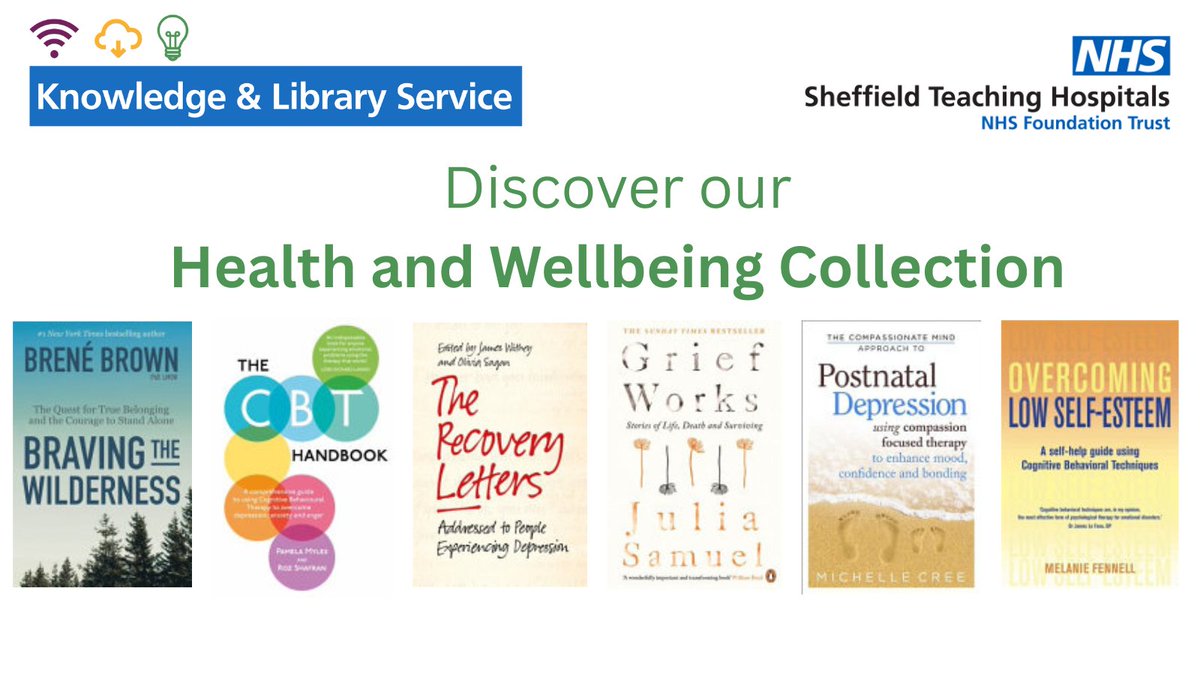 This week is Mental Health Awareness Week. Our Library has an extensive Health and Wellbeing collection. 
You can search the catalogue at yorcat.koha-ptfs.co.uk
Find eBooks at library.hee.nhs.uk/resources/eboo…