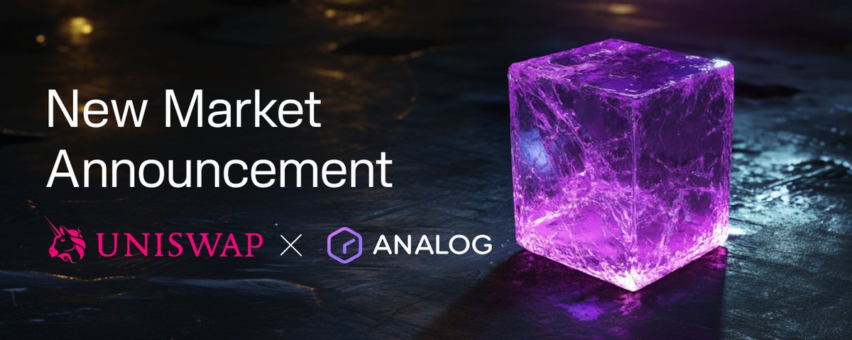 Launch alert! 💪

$ANLOG is officially trading on <a href="/Uniswap/">Uniswap Labs 🦄</a>. 

You can find the pool by heading to our <a href="/coingecko/">CoinGecko</a> page and navigating to the "Markets" section. 

More on what’s ahead soon but for now, the market’s open.

👉CoinGecko page: coingecko.com/en/coins/analog