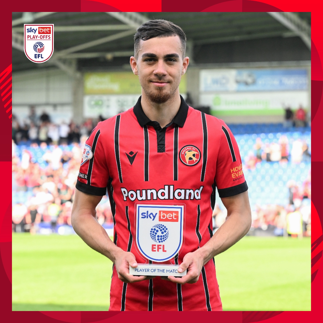 Sky Bet League Two (@skybetleaguetwo) on Twitter photo Another standout performance in an impressive season! 💫
Taylor Allen notched his 18th goal contribution of the season in a Player of the Match winning performance in <a href="/WFCOfficial/">Walsall FC</a>'s Play-off Semi-Final first leg! ⚽️
Can he help his side go all the way to Wembley? 👀 Another standout performance in an impressive season! 💫
Taylor Allen notched his 18th goal contribution of the season in a Player of the Match winning performance in <a href="/WFCOfficial/">Walsall FC</a>'s Play-off Semi-Final first leg! ⚽️
Can he help his side go all the way to Wembley? 👀