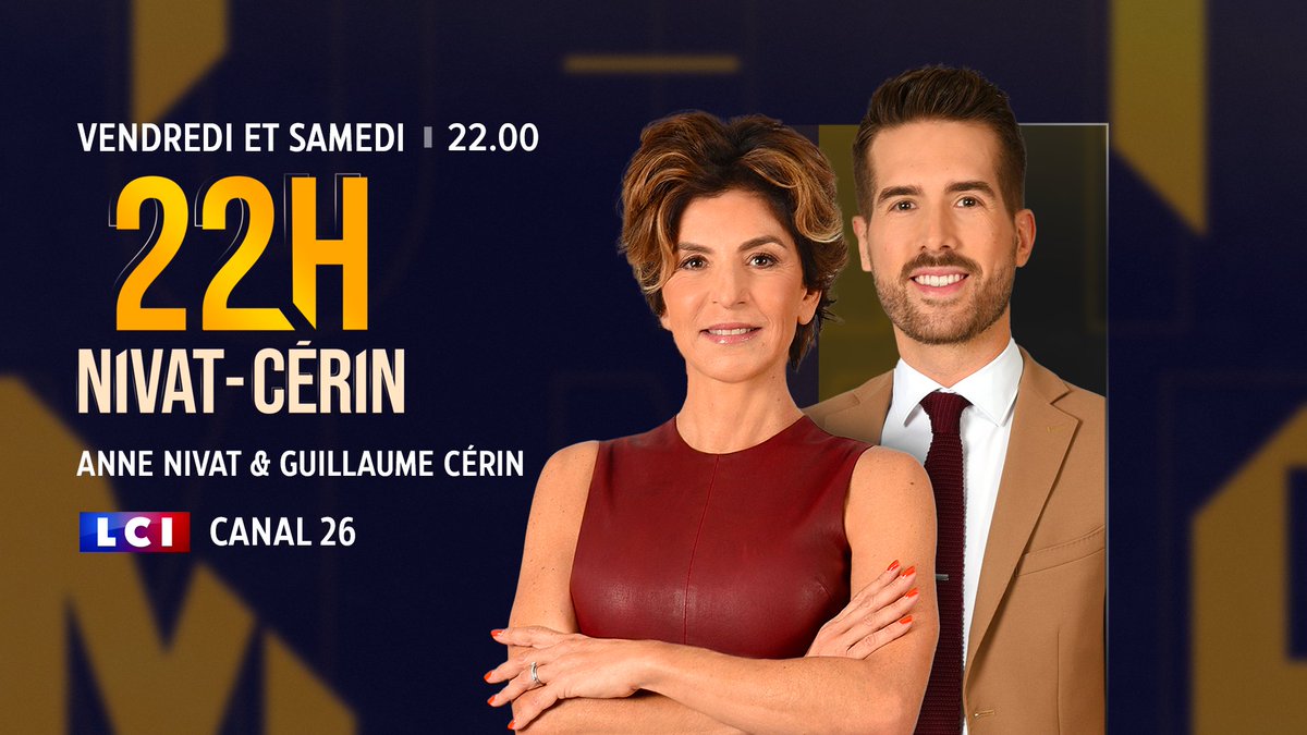 TF1 Pro (@tf1pro) on Twitter photo #Audiences <a href="/LCI/">LCI</a>
🥇LEADER chaîne info pour Le 22H Nivat-Cérin (22h-00h)
Vendredi 9 mai
📌210 000 Tvsp
🔝Pic à 386 000 Tvsp
✅1,6% de PdA 4+
Samedi 10 mai
📌229 000 Tvsp
🔝Pic à 365 000 Tvsp
✅1,8% de PdA 4+
cc <a href="/AnneNivat/">anne nivat</a> <a href="/GuillaumeCerin/">Guillaume Cérin</a> #Audiences <a href="/LCI/">LCI</a>
🥇LEADER chaîne info pour Le 22H Nivat-Cérin (22h-00h)
Vendredi 9 mai
📌210 000 Tvsp
🔝Pic à 386 000 Tvsp
✅1,6% de PdA 4+
Samedi 10 mai
📌229 000 Tvsp
🔝Pic à 365 000 Tvsp
✅1,8% de PdA 4+
cc <a href="/AnneNivat/">anne nivat</a> <a href="/GuillaumeCerin/">Guillaume Cérin</a>