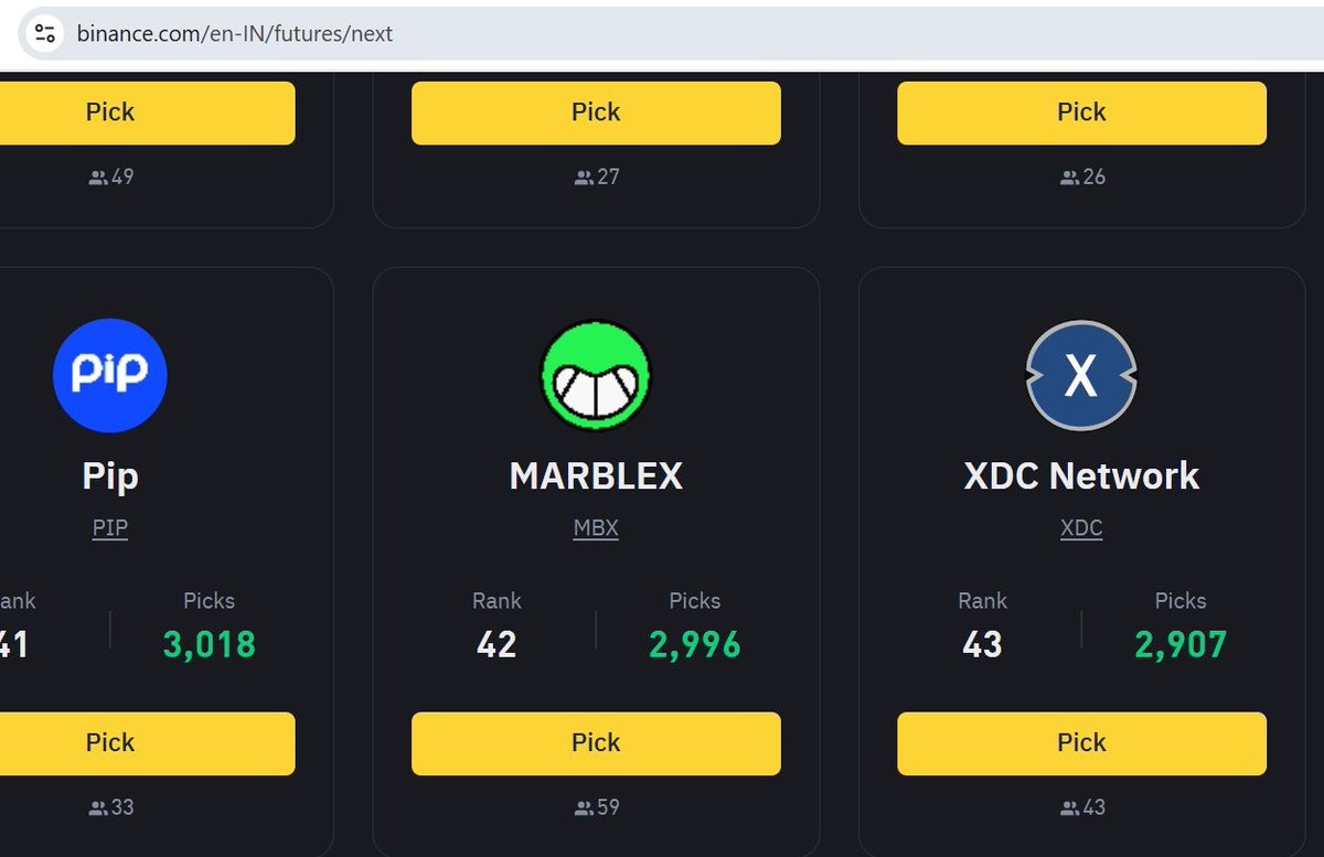 XDC Network is Live on Binance Futures Next — And $XDC Need Your Vote!

Just voted for <a href="/XDC_Network_/">XDC Network</a> on <a href="/binance/">Binance</a> Futures Next!

Why vote for XDC Network?
✅ Built for real-world utility in trade finance, DeFi, and payments
✅ Lightning-fast, low-cost transactions (2-second