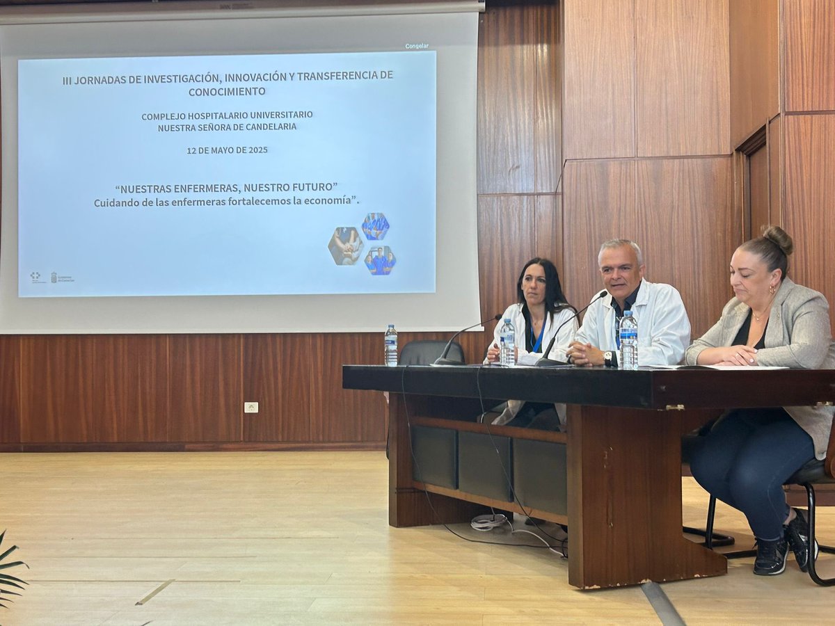 “Nuestras enfermeras, nuestro futuro” 12 de mayo celebramos el Día de La Enfermería con las lll Jornadas de Investigación, Innovación y Transferencia del Conocimiento.  Feliz Día de la Enfermería💕 #somosCHUNSC