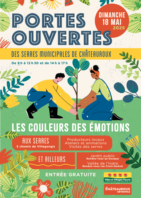 [#ÉVÉNEMENT 🌺 🌸 🥀 🌼 🌷 ] Dimanche, les #SerresMunicipales vous ouvrent leurs portes ! Profitez de cette occasion pour visiter les serres, pour participer aux ateliers et animations proposées et pour rencontrer des producteurs locaux.

🗓️ Dimanche 18 mai 2025, de 9h à 12h et