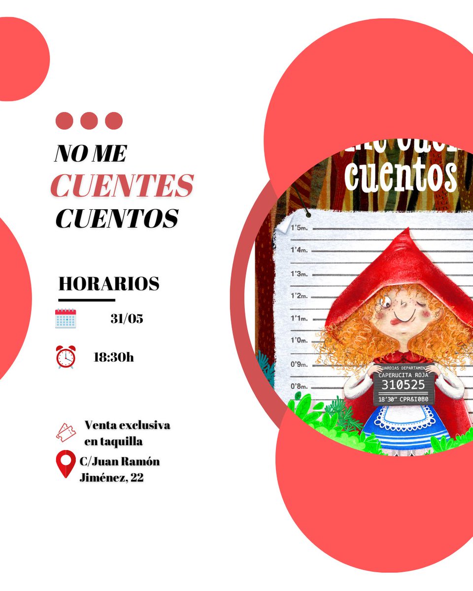 📅 31 de mayo

No me cuentes cuentos, de los alumnos más pequeños de <a href="/ETeatroSSCC/">Escuela de teatro San José SSCC</a>