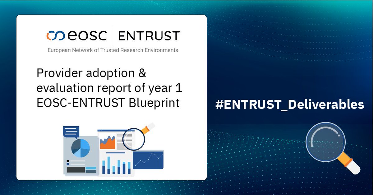 eosc_entrust's tweet image. ✨ The provider adoption and evaluation report outlines progress in integrating TREs within #EOSC. 🙌 Key achievements include:
🔵 Establish TRE Provider Forum
🔵 Develop a TRE inventory
🔵 A gap analysis of baseline capabilities.
Read the deliverable: loom.ly/TMVA5bk