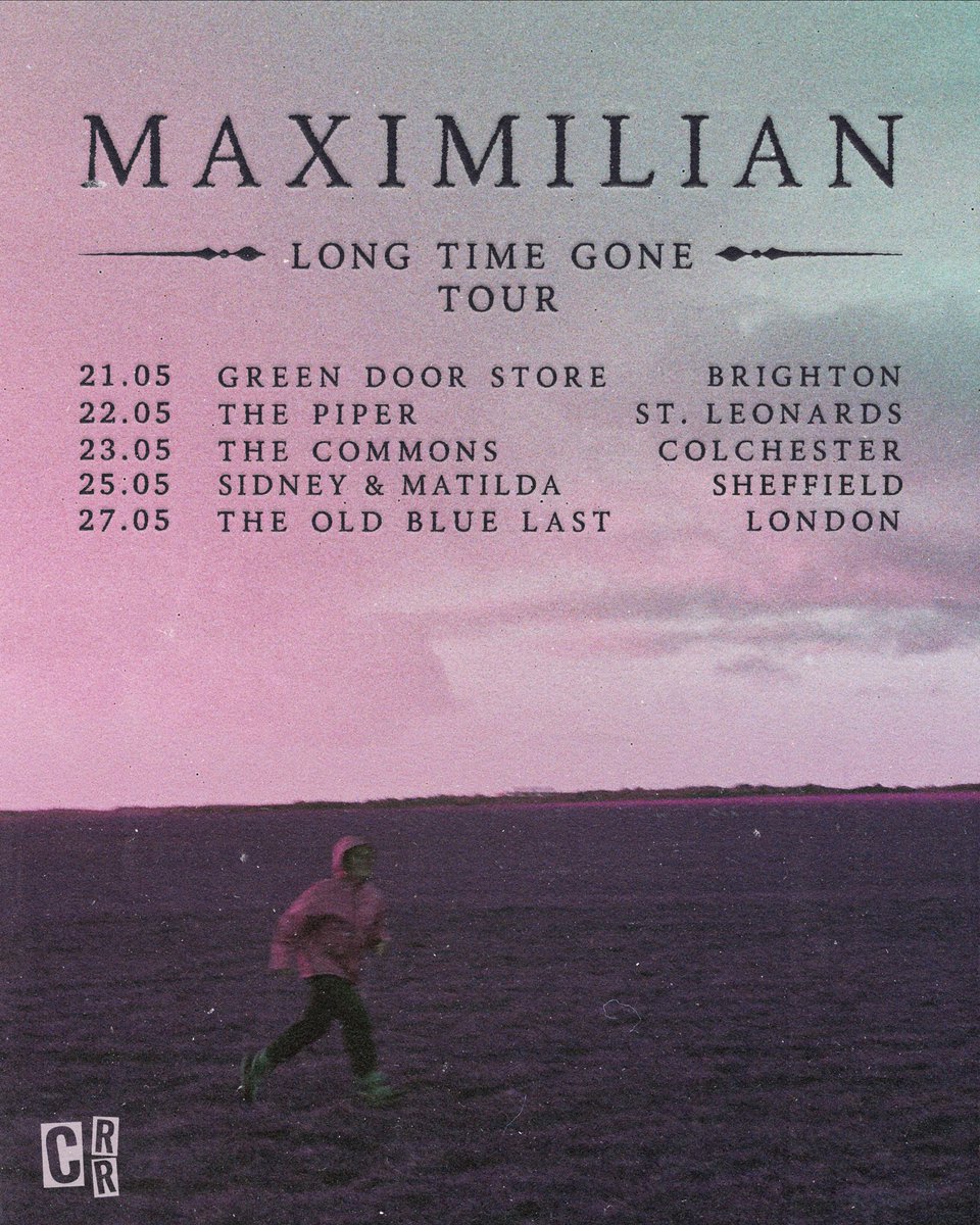 crafting_room's tweet image. Just over a week until 'Long Time Gone' by Maximilian is out in the world!
Brighton Release Show Tickets:
buytickets.at/craftingroomreβ¦