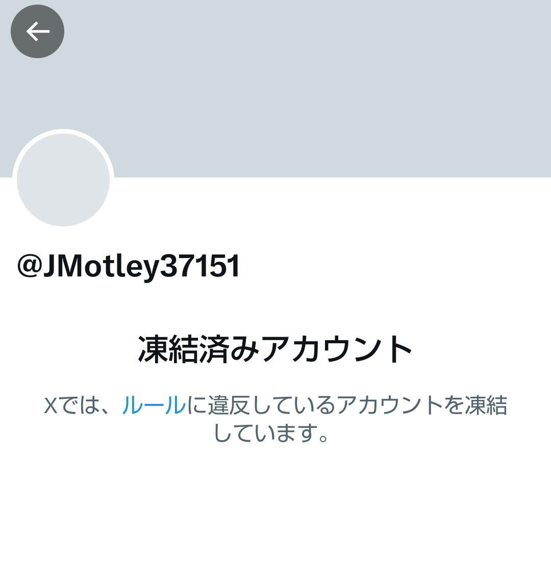 通報対応後の報告】 なりすましアカウントは凍結されました! 皆様の迅速な通報とブロック対応本人にありがとうございます! なりすましアカウント成敗っ!⚔️