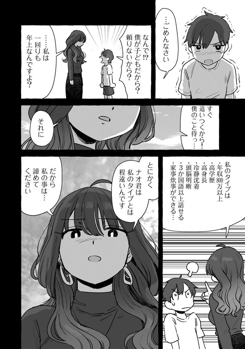 【サンプル】自分をこてんぱんに振ったお姉さんに「完璧」になって会いに行く話(2/4) 