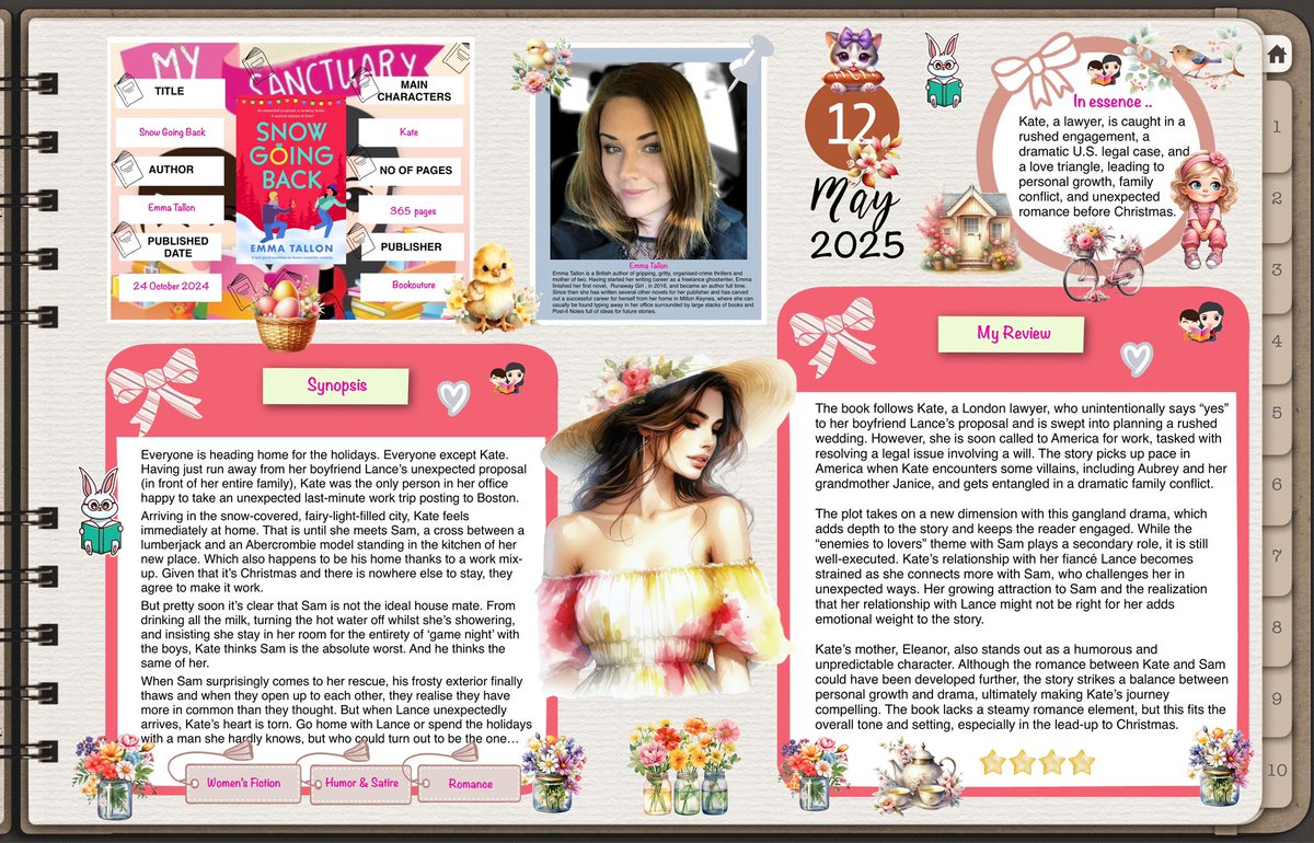 #SnowGoingBack #NetGalley. <a href="/EmmaEsj/">Author Emma Tallon</a>