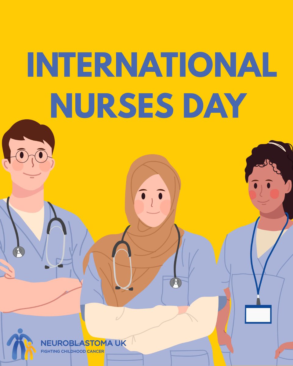 NeuroblastomaUK's tweet image. It's #InternationalNurseDay! Let's honour the incredible work nurses do every day. Share a story about how a nurse went above and beyond for you or your child during treatment. Let's celebrate their dedication and compassion! ✨