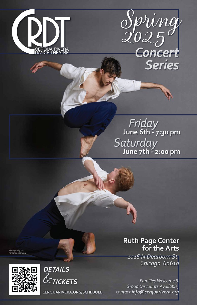 Ensemble Español (@ensembleespanol) on Twitter photo WE RECOMMEND: <a href="/CerquaRivera/">CerquaRiveraDancThtr</a> - 2026 Spring Concert Series
📲 Details and tickets cerquarivera.org
🎟 Use discount code ENSEMBLE for 20% off any ticket WE RECOMMEND: <a href="/CerquaRivera/">CerquaRiveraDancThtr</a> - 2026 Spring Concert Series
📲 Details and tickets cerquarivera.org
🎟 Use discount code ENSEMBLE for 20% off any ticket