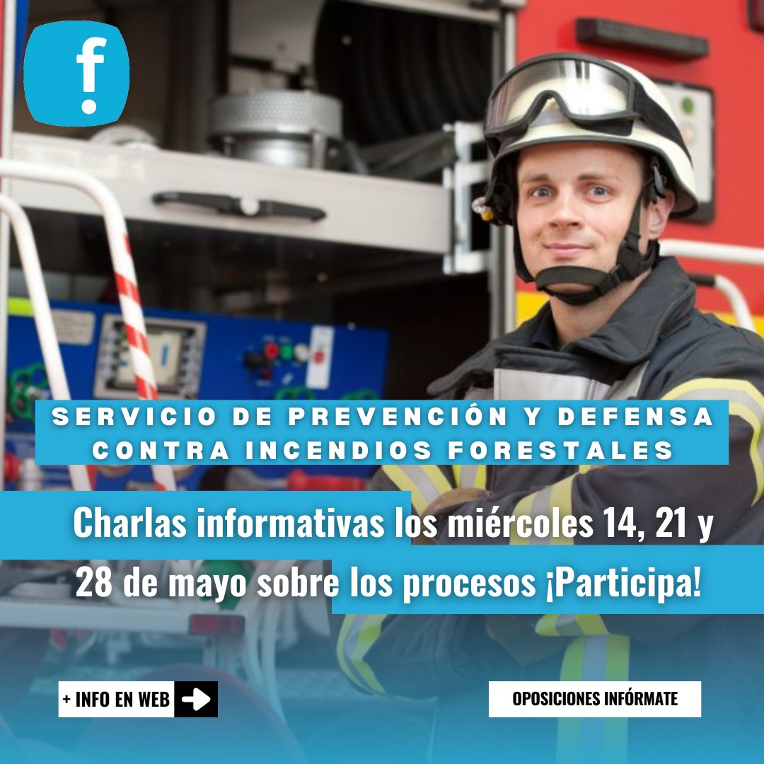 InformateEmpleo's tweet photo. 📣 ATENCIÓN! #InFórmate está celebrando #CharlasInformativas sobre los 𝐩𝐫𝐨𝐜𝐞𝐬𝐨𝐬 𝐝𝐞𝐥 #ServicioDePrevención y #Defensa contra #IncendiosForestales 👇
📅 Miércoles 𝟐𝟏 𝐲 𝟐𝟖 𝐝𝐞 𝐦𝐚𝐲𝐨
Apúntate YA! 👉 https://t.co/OMm9Sj3v2g https://t.co/Q9pp2Nwk75