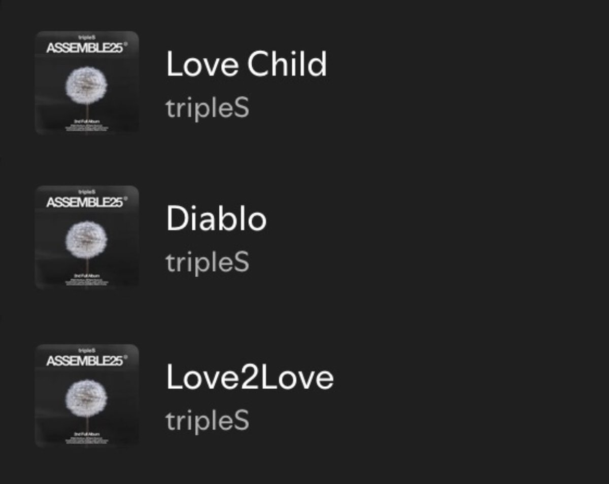 THE trinity of assemble25