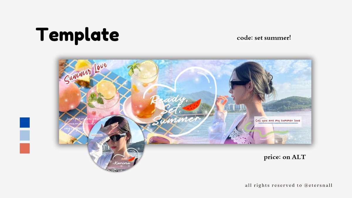 etersnall's tweet image. [template sell] reposts are cherised! 

halo, 4 template layout dengan tema summer sudah bisa kalian bawa pulang sekarang. untuk detailnya bisa cek pada alt. ada template layout special promo juga (cek di tweet bawah). thank you! 

#zonauang