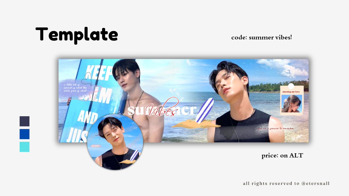 etersnall's tweet image. [template sell] reposts are cherised! 

halo, 4 template layout dengan tema summer sudah bisa kalian bawa pulang sekarang. untuk detailnya bisa cek pada alt. ada template layout special promo juga (cek di tweet bawah). thank you! 

#zonauang