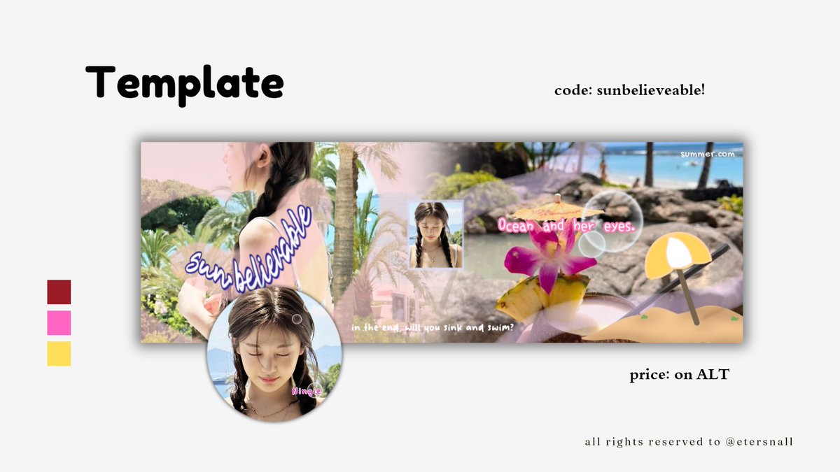 etersnall's tweet image. [template sell] reposts are cherised! 

halo, 4 template layout dengan tema summer sudah bisa kalian bawa pulang sekarang. untuk detailnya bisa cek pada alt. ada template layout special promo juga (cek di tweet bawah). thank you! 

#zonauang