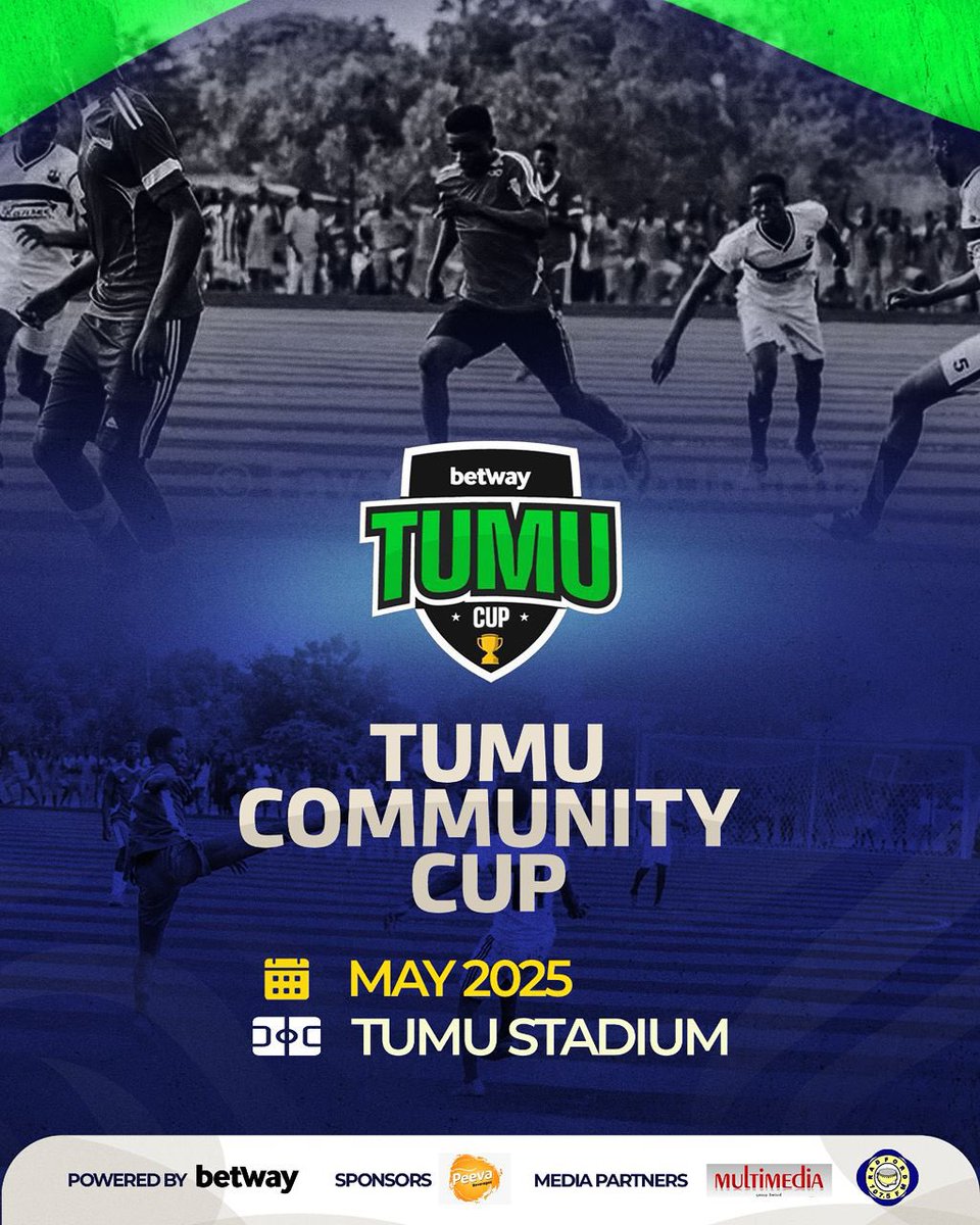 kuri_harun's tweet photo. TUMU, ARE YOU READY?!

The stage is set, the teams are fired up, and the fans are already buzzing!
TUMU COMMUNITY CUP kicks off this May 2025 at the iconic Tumu Stadium Asto Turf!

Powered by Betway | Sponsored by Peeva | In partnership with Multimedia

#TumuCup2025 https://t.co/Dzpq6tv1I5
