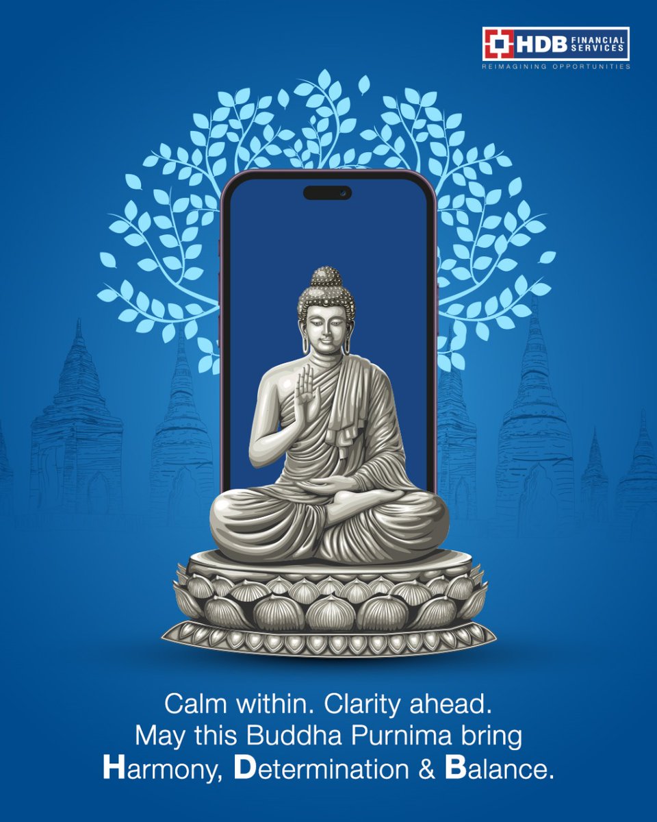 Light the lamp of wisdom. Silence the noise within.
May Buddha’s timeless teachings guide your path - today and always.
#BuddhaPurnima #PathOfPeace #WisdomWithin #LightWithin #BuddhasTeachings #HDBWishes #HDBForHarmony #buddhapurnima2025