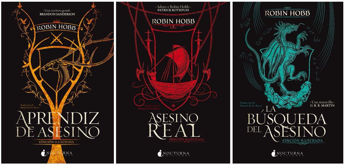🥳¡Hoy es el día de Robin Hobb! 📚✌️Gracias a <a href="/NocturnaEd/">Nocturna</a> vuelve a estar en librerías la trilogía completa del VATÍDICO de <a href="/robinhobb/">Robin Hobb</a>, aquí tenéis los detalles: …ballerodelarbolsonriente.blogspot.com/2024/12/robin-…